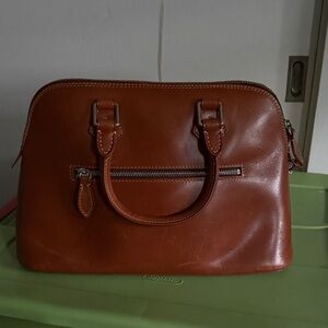 Rooney & Bourke Elegant Brown Leather Bag